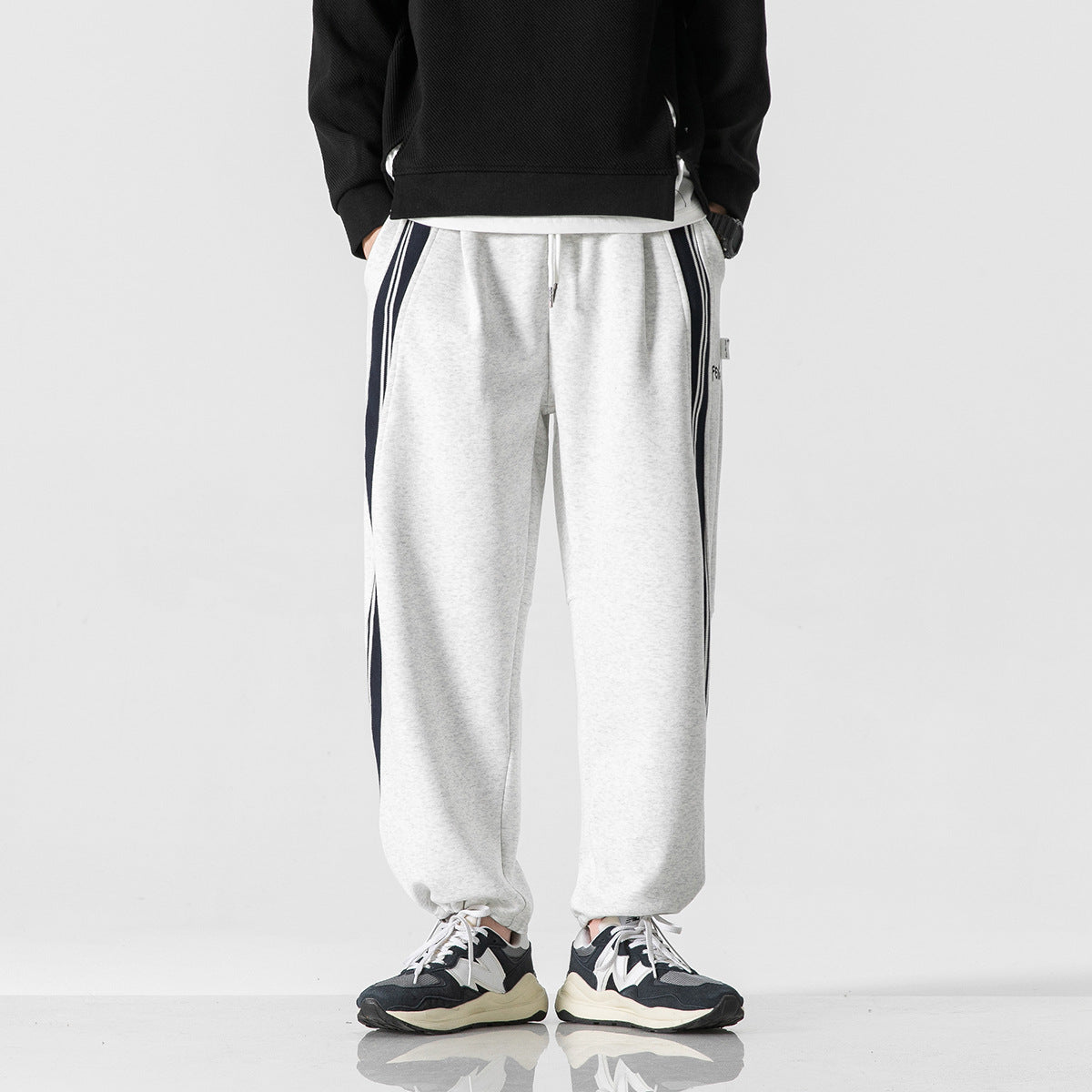 Retro Sports Casual Pants For Students