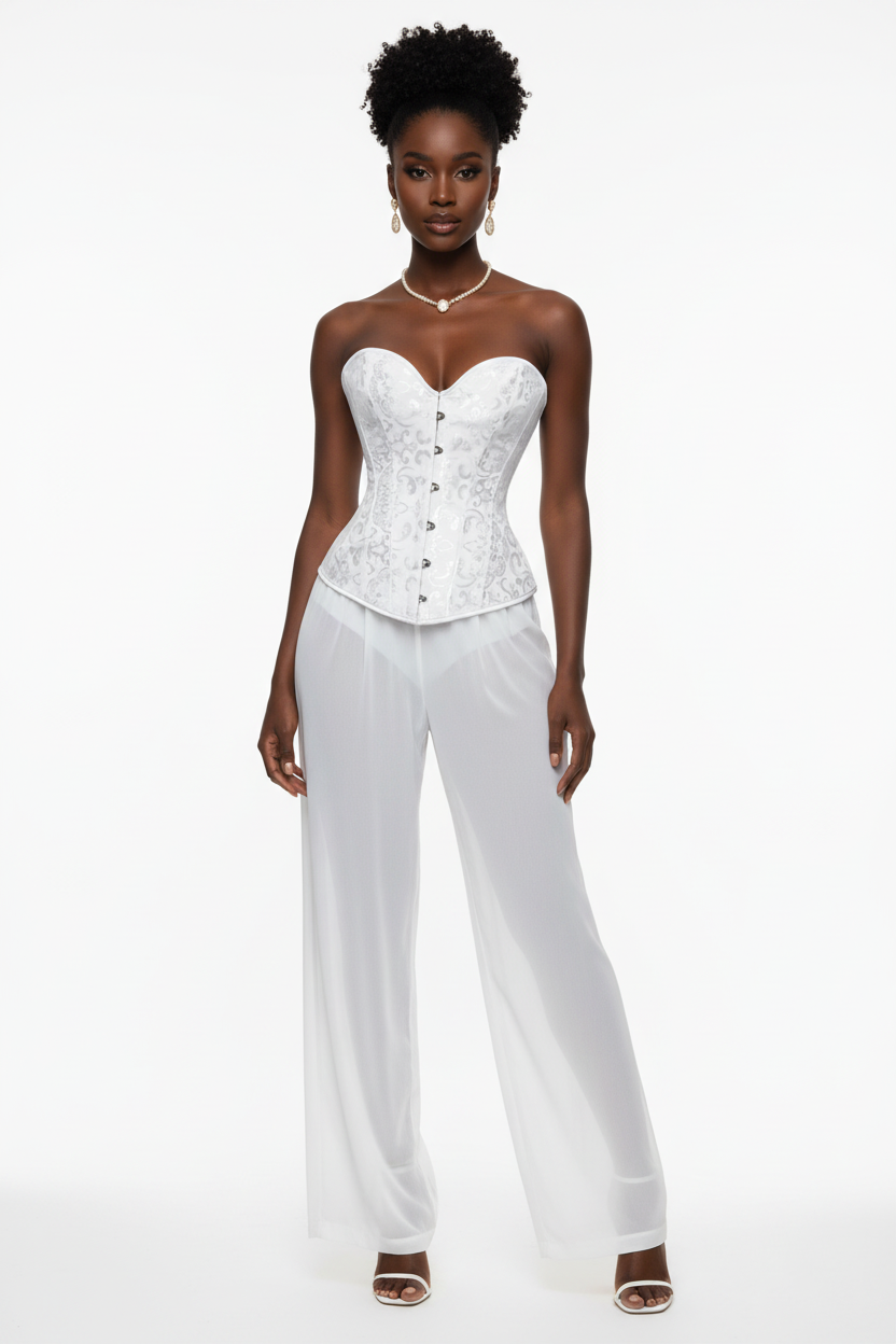 Bridal Shapewear Corset with Strapless Design