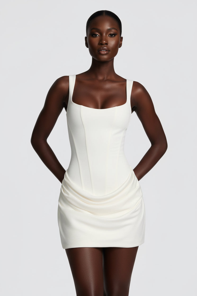 Silhouette Sculpt Lace-Up Dress