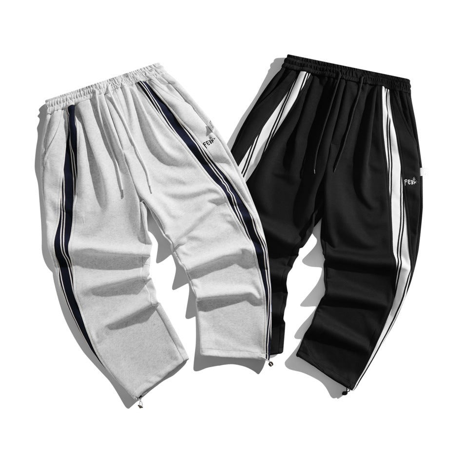 Retro Sports Casual Pants For Students