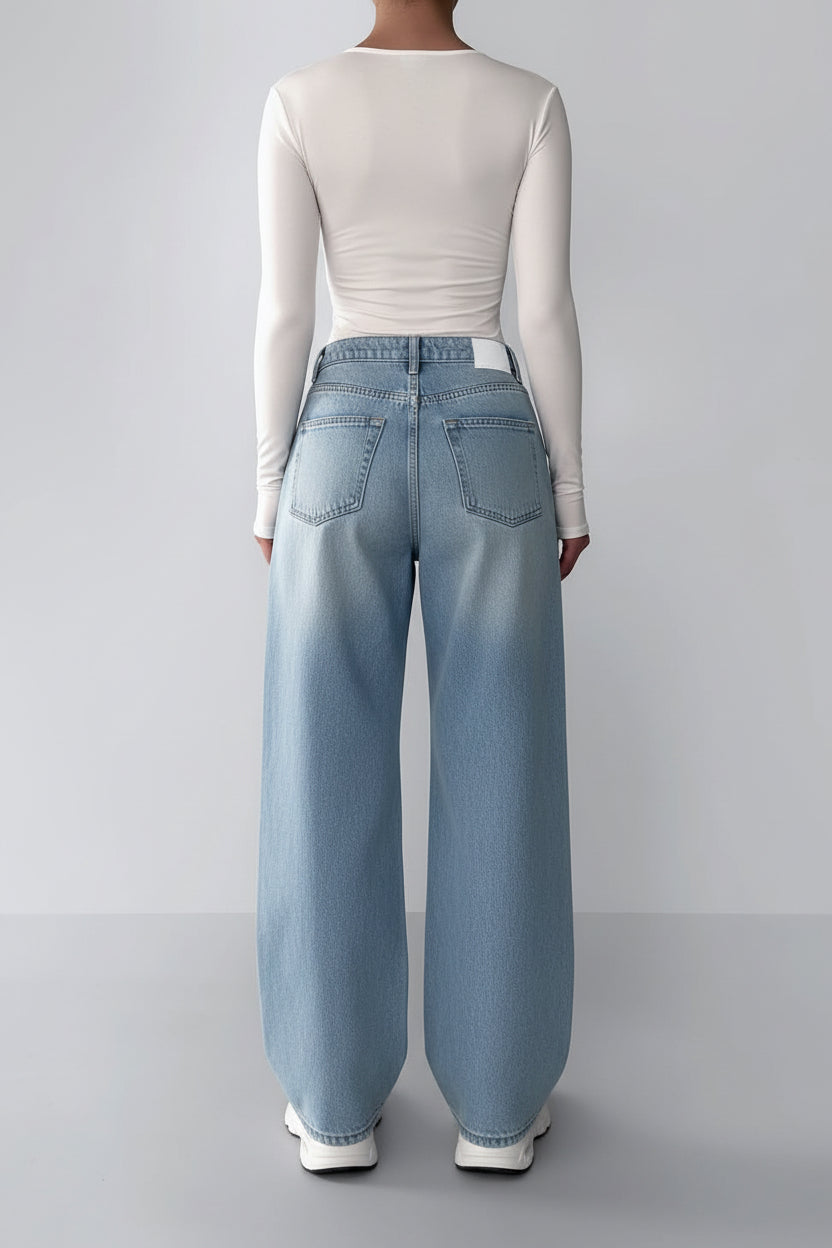 Irregular Rhinestone Jeans