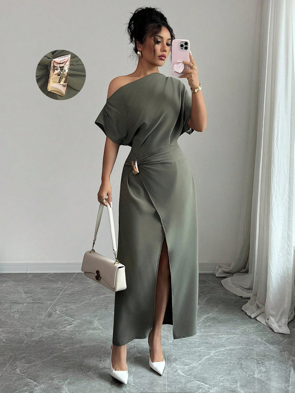 AKI Elegant Bodycon Maxi Dress