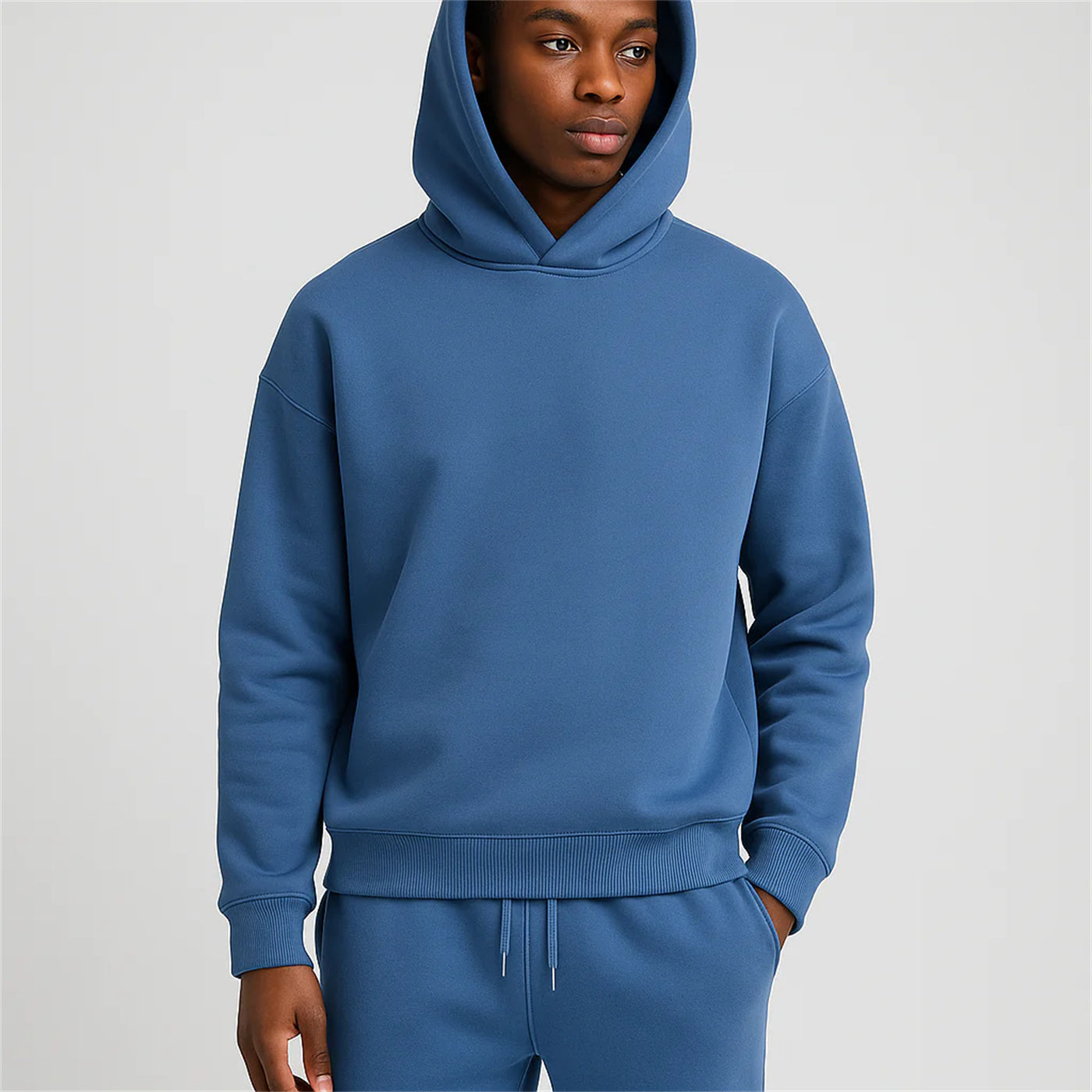 Oversized Two-piece Men's Sportswear Suit