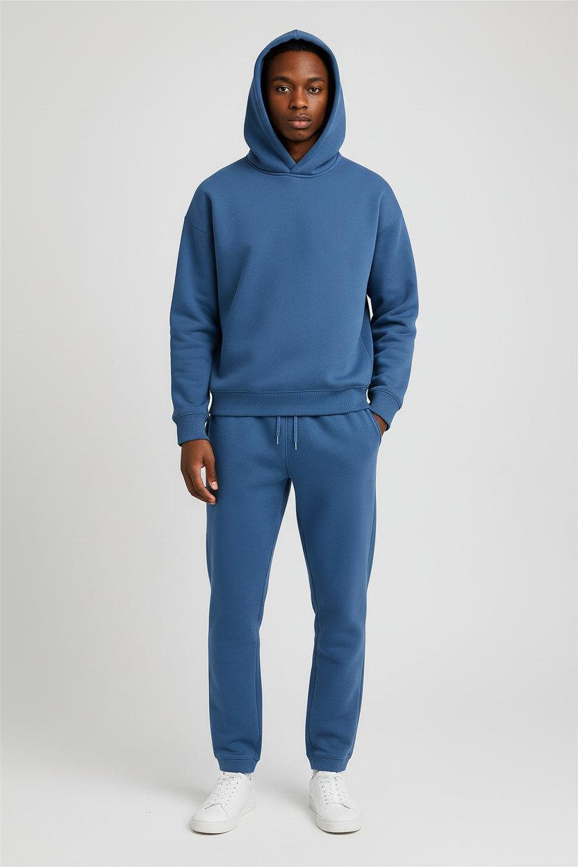 Oversized Two-piece Men's Sportswear Suit