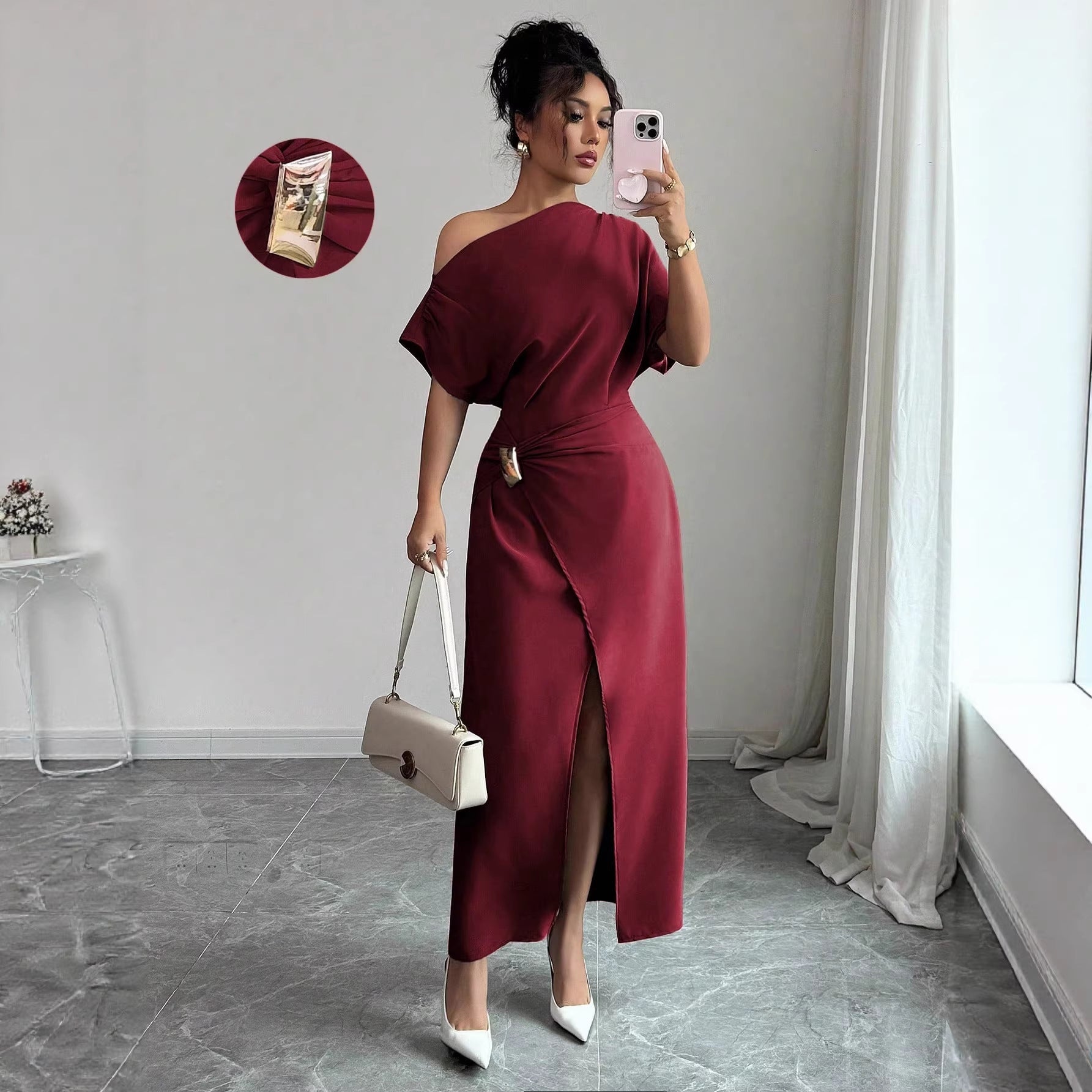 AKI Elegant Bodycon Maxi Dress