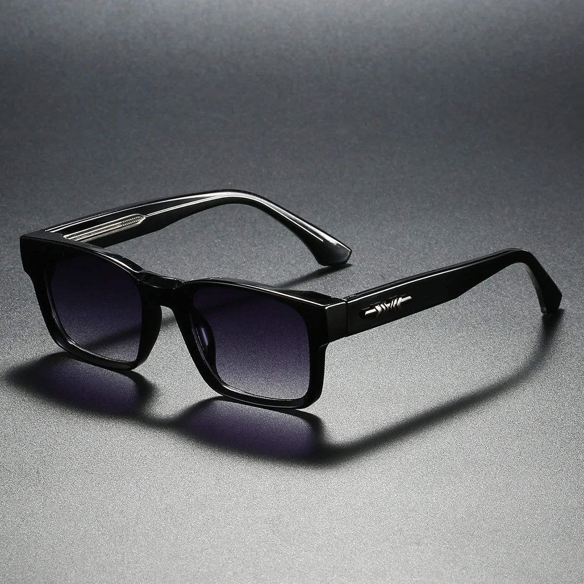 Quality Square Polarized Sunglasses Men Metal Core UV400 Unisex Sun Glasses Travel Hiking Beach Fishing Eyewear
