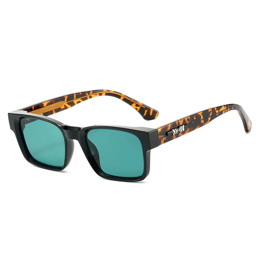 Quality Square Polarized Sunglasses Men Metal Core UV400 Unisex Sun Glasses Travel Hiking Beach Fishing Eyewear
