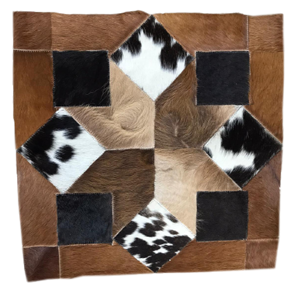 Cowhide -Leather -Millbrook -Cushion- Cover