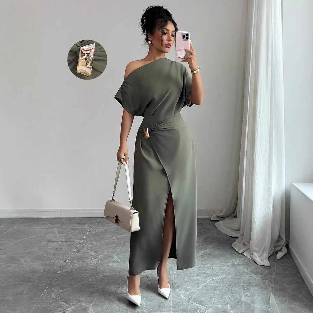 AKI Elegant Bodycon Maxi Dress