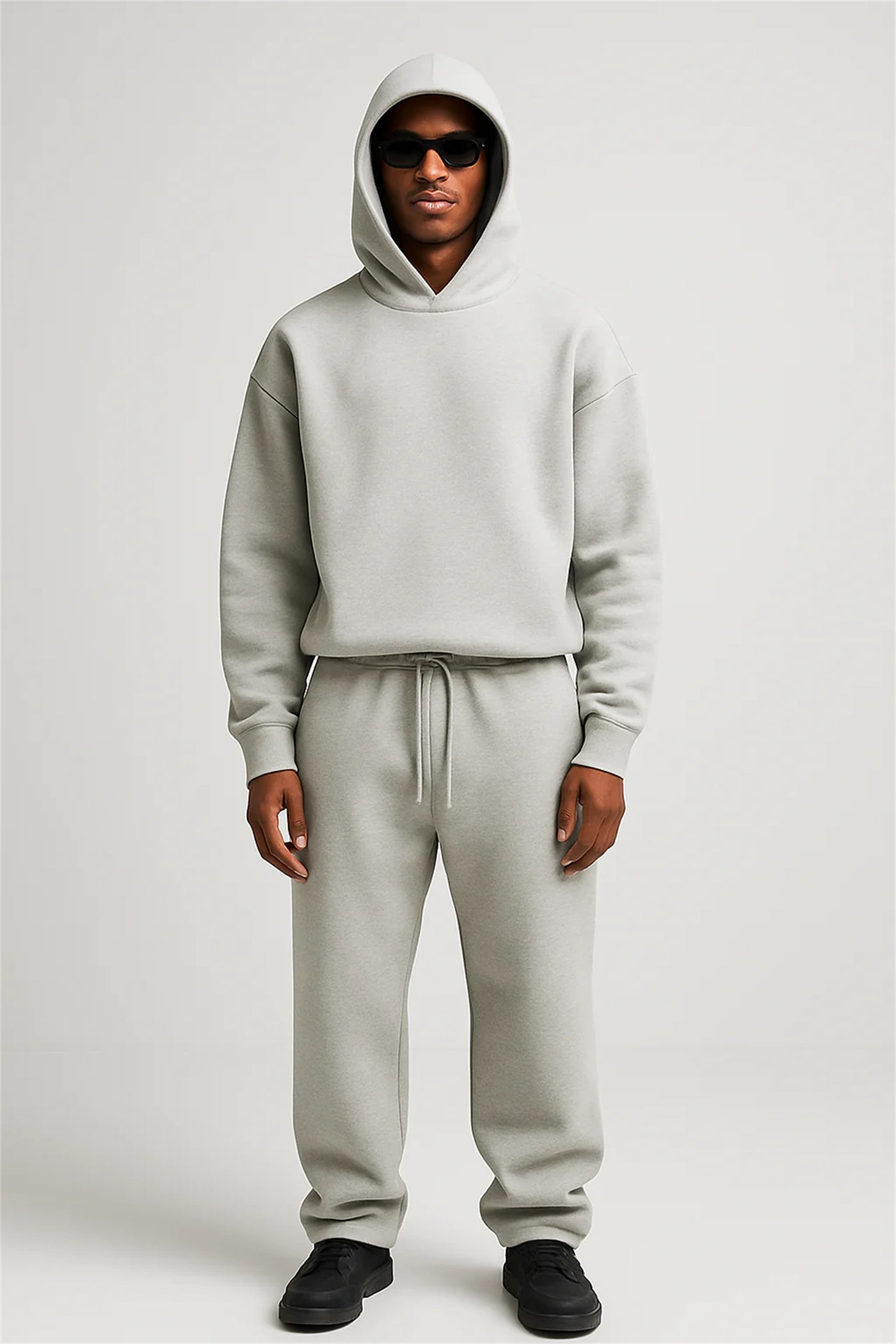 Oversized Two-piece Men's Sportswear Suit